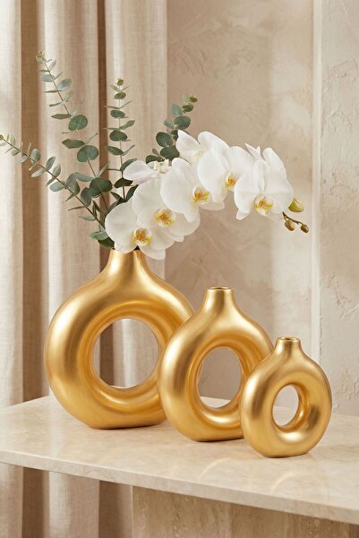 tambana Dekoratif Vazo Seti Obje Ev Dekorasyon Masa Üstü Dekor Vazo Seti Mode...