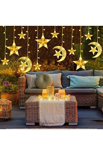 Generic أضواء رمضانية تعمل بمصدرين للطاقة: USB وبطارية، مصابيح LED خرافية، زي...