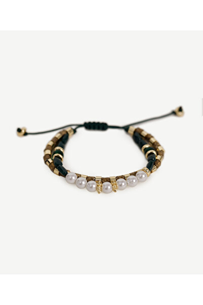 Yargıcı Doğal Taş İçerikli Ayarlanabilir Bileklik