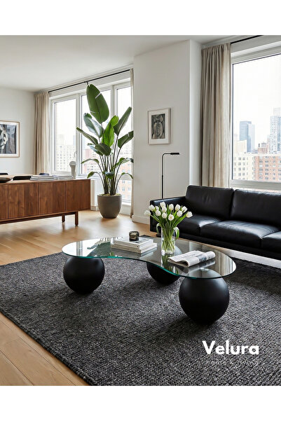 Velura Home & Living Modern Orta Sehpa & Küre Sehpa & Top Sehpa & Cam Sehpa S...