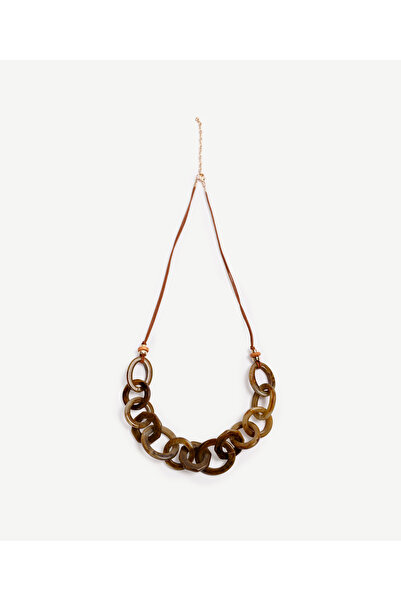 Yargıcı Reçine Formlu Kolye