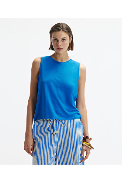 Yargıcı Sleeveless Back Detailed T-Shirt