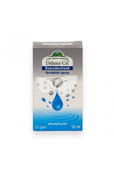 DrJuice Co. Dr Juice colloidal silver nasal spray 20 ppm 50 ml