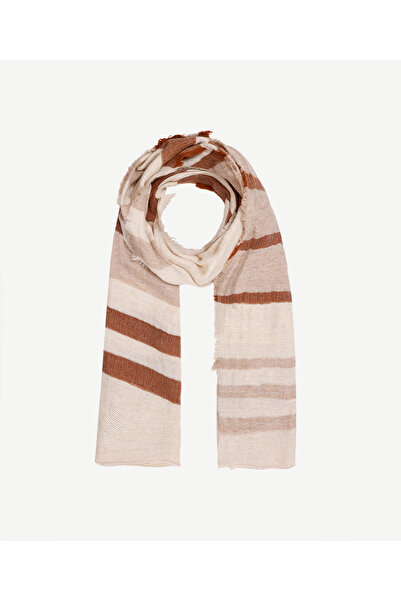 Yargıcı Çizgili Yün Şal