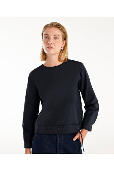 Yargıcı Blouse with Tie Front Detail