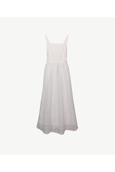 Yargıcı Nakışlı Midi Elbise