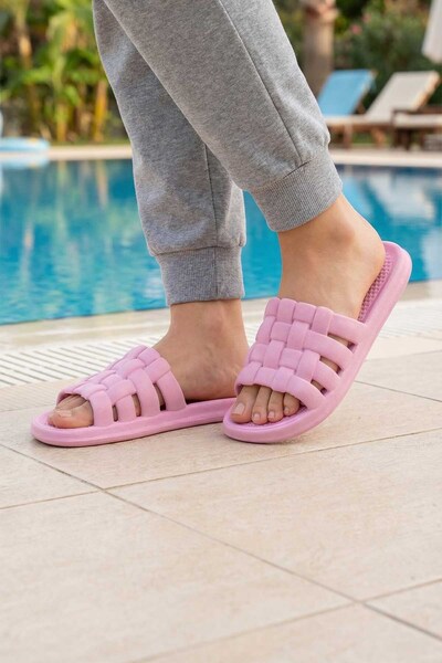 GEZER شبشب نسائي صيفي بنعل غير قابل للانزلاق