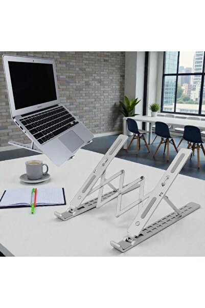 HEARTZ Metal Katlanabilir Laptop Tablet iPad Laptop Notebook Dizüstü Bilgisay...
