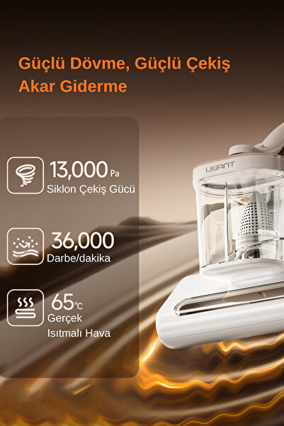 UWANT UV ve Akar Yatak ve Koltuk Temizleyici Beyaz M500