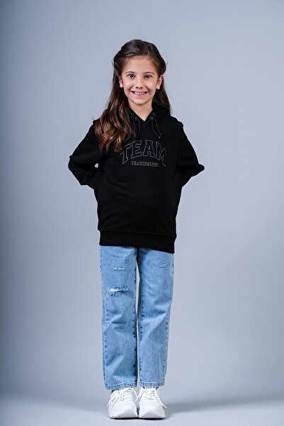 Trabzonspor GENÇ SWEATSHIRT KAPÜŞONLU TEAM NAKIŞLI