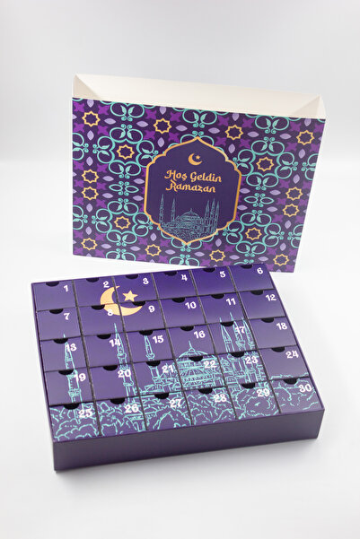 carton box Ramazan bayramı Ramadan Advent Calendar | Ramazan Takvimi 30'lu Se...