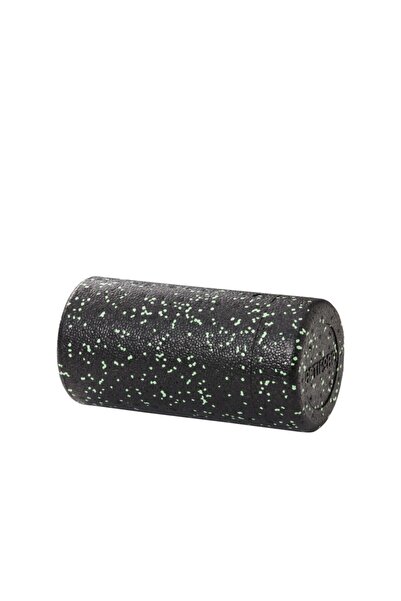 Actifoam أسطوانة تدليك لليوجا بدون مسننة باللون الأسود مقاس 30 سم