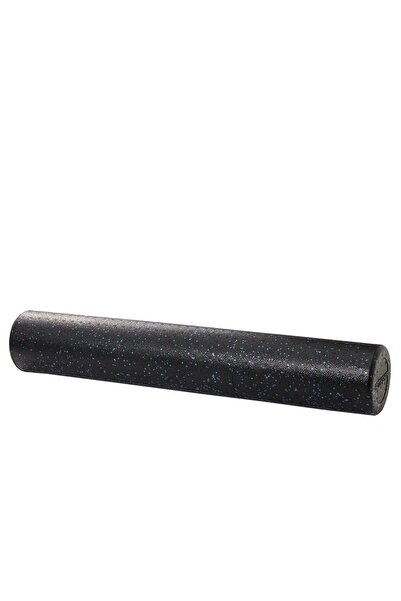 Actifoam Siyah-mavi Tırtıksız Pilates Silindiri Yoga Egzersiz Masaj Rulosu 90 Cm