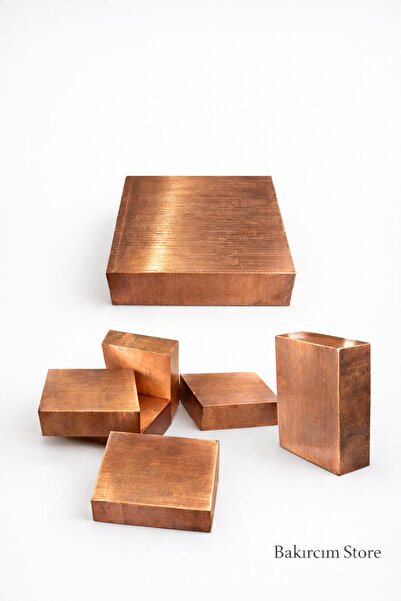 BAKIRCIM STORE Saf Bakır Levha 5000 GR- %99,9 Yüksek Saflıkta-Külçe Şeklinde