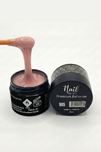 Nail Master Protez Tırnak Jel (Builder Gel) 15ml 905-cover Pink