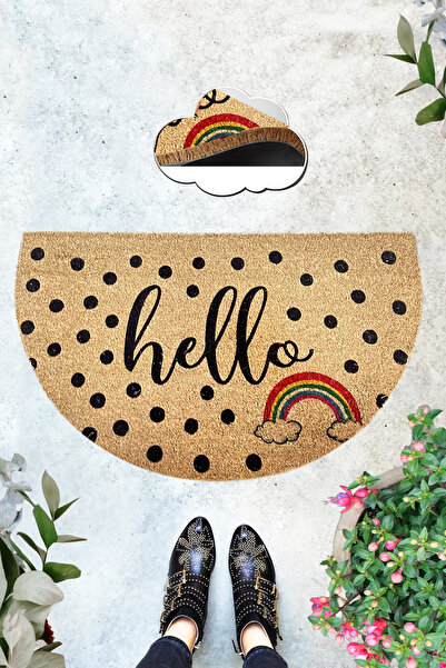 Chilai Home Coco Ciao 45X75 cm Doğal Koko Kıl Paspas,Hindistan Cevizi Naturel...