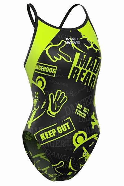 Mad Wave Costum de baie pentru femei antichlor Tokio PBT H5 - Verde - MĂRIME ...