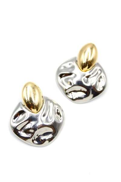 NOVAHAVEN Metal Earrings - Multicolor