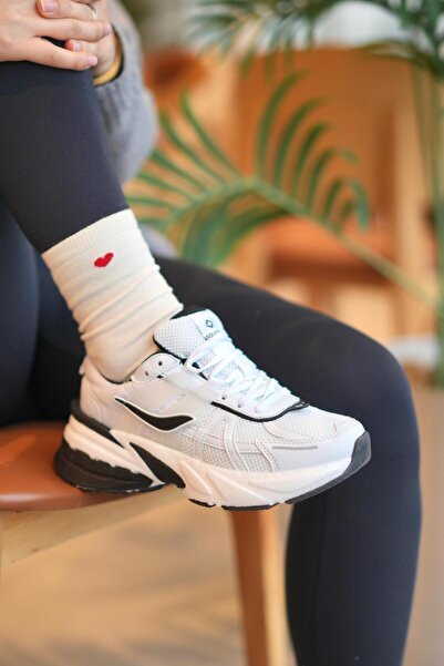 SOLAZER Belo-crne ženske Patike mrežaste sportske cipele 044