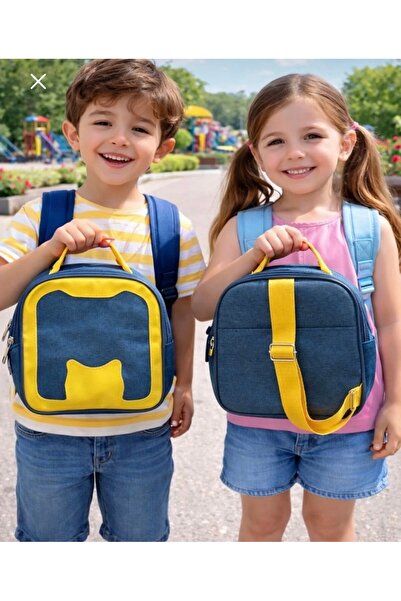 GÜVEN Fermuarlı Katlanabilir Taşınabilir Termal Beslenme Yemek Çantası Okul V...