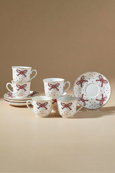 Karaca Bowie 6 Kişilik Kahve Fincan Takımı 80 ml