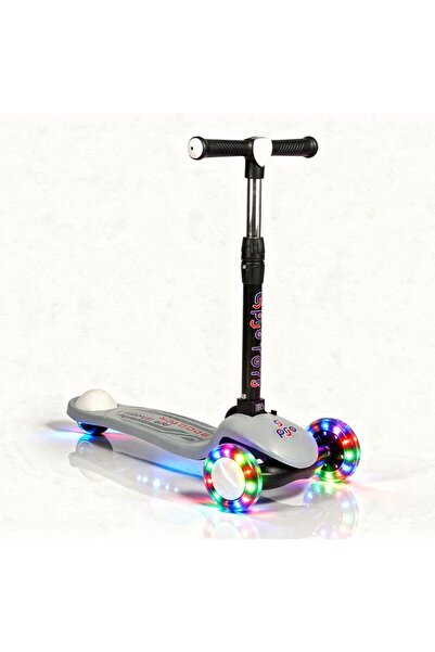 PRO Toys Işık/Ledli Üç Teker Yükseklik Ayarlanabilir ve Katlanabilir Fren Sis...