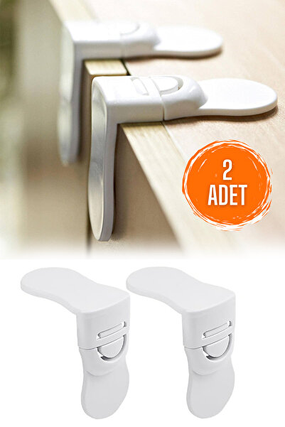 Fresh Moon Çocuk Çekmece Kilidi 2 Adet Dolap Kapı Bebek Güvenlik Kilit Aparat...