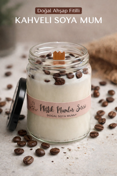 Nil Mum Aromaterapi Soya Mum Kahve Kokulu 260 gr