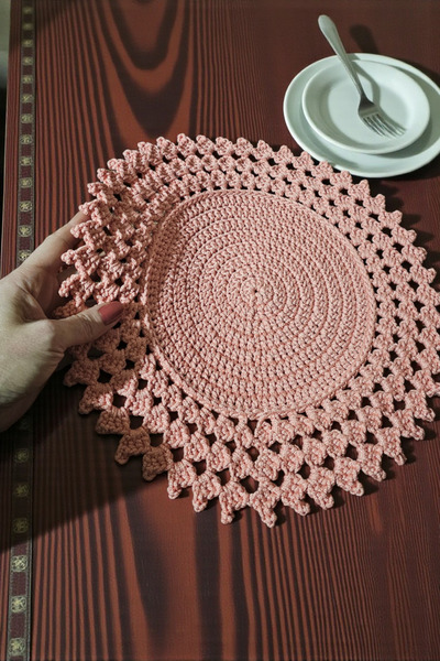 Örgü Sanatı DilekÇak El Örgüsü Polyester Soft Makrome Supla, Dekoratif Supla,...