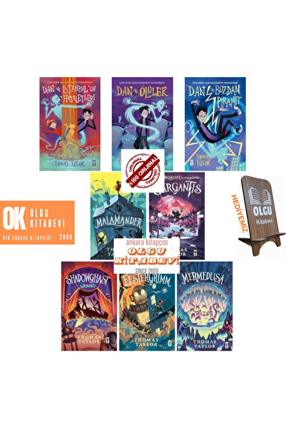 Genç Timaş Malamander serisi (5 kitap) - Dan ve İstanbul'un Hayaletleri seris...