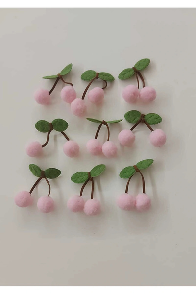 BİGÜMEX Pachet de 6 șosete și bentiță cu pompon roz, cu decorațiuni