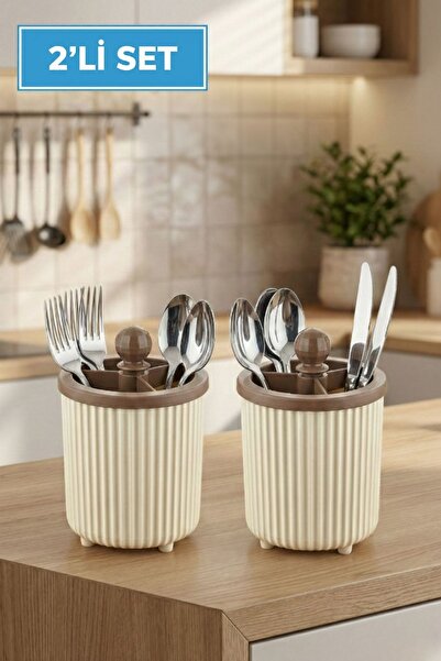 LE PARİS Set de 2 suporturi decorative pentru tacâmuri - Organizator comparti...