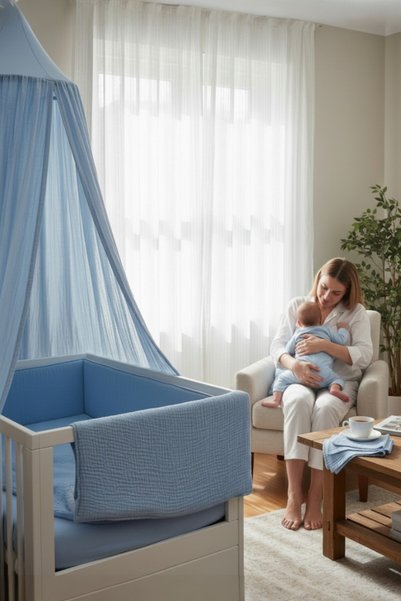 Akbaşlar Cotton Elastane Soft Textured Muslin Fabric |   1 Meter |   Width: 150cm