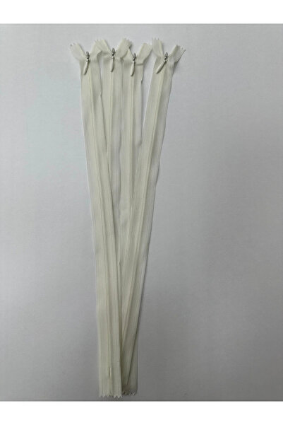 MFB Скрит цип 35 см бял 50 броя