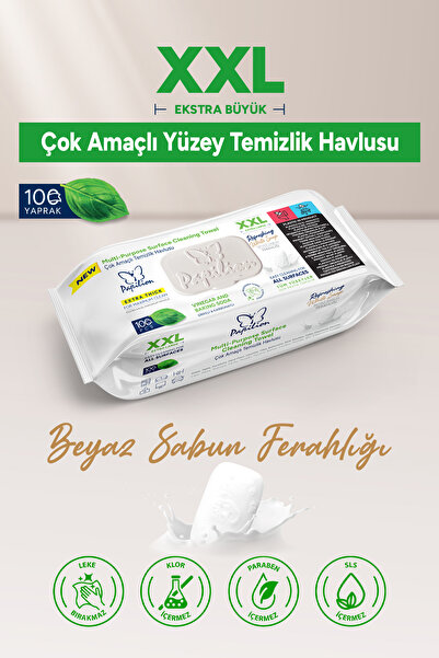 Papilion Easy Clean Xxl Beyaz Sabun Ferahlığı Iz Bırakmayan Naturel Formül 10...