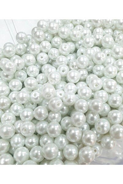CRYSTALSHOP Γυαλί Πέρλα - Λευκό 8mm (100GR - 150AD)