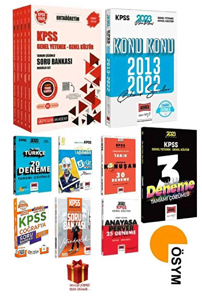 Pegem Akademi Yayıncılık 2026 Pegem Kpss Ortaöğretim Gygk Soru Bankası Yargı ...