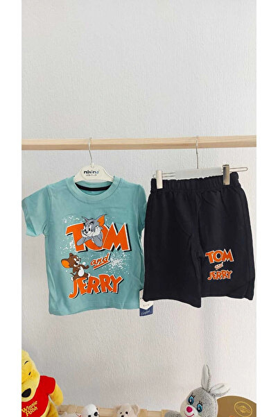 BABY FRESCO Costum pantaloni scurți de vară pentru bărbați