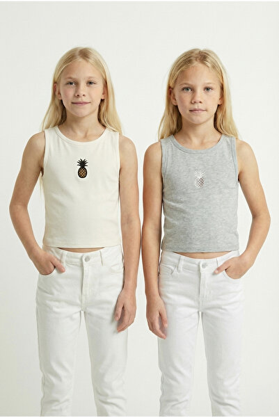 Kyron Devojčin set od Pamuk komada tkanine od 2 Skraćeni kroj - različite boj...