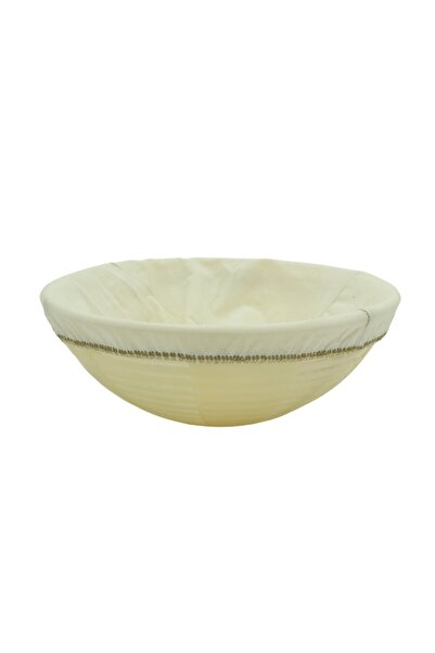 Genel Markalar Yuvarlak Ekmek Hamur Mayalama Sepeti- Bezli 22x9 cm Yuvarlak 2...
