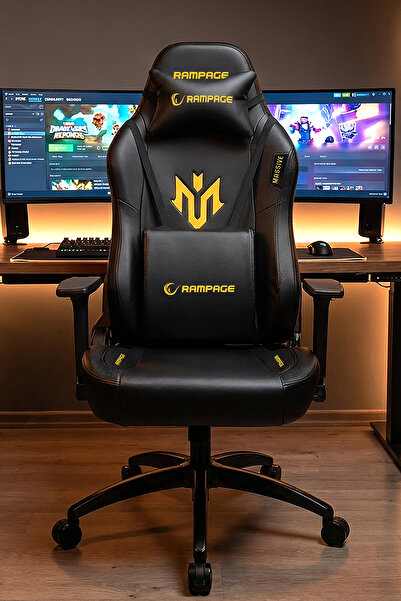 Rampage Kl-r45 Massive Oyuncu Koltuğu Gaming Koltuk Kelebek Mekanizma 3d Kol ...