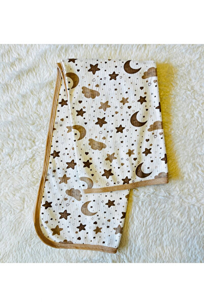 anne dokunuşu gibi KUZUM BEBE Ribbed Double Layer Baby Swaddle Blanket