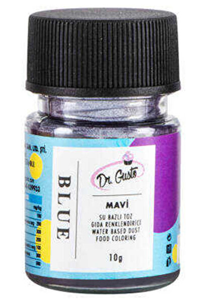 Dr. Gusto Gıda Boyası Su Bazlı Toz Mavi 10 gr