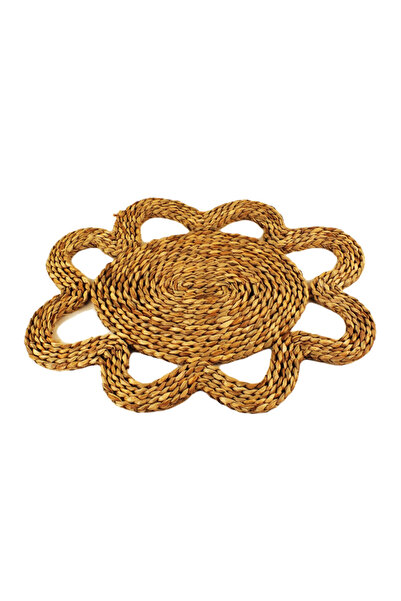 dinckitchen Supla Hasır Hasır Supla Yuvarlak Çiçek