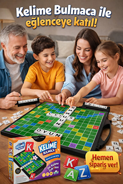 NOVENTRA Kelime Bulmaca Aile Oyunu | Kelime Dağarcığını Geliştirir | 6+ Yaş |...