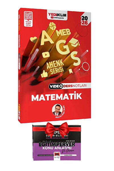 Yediiklim Yayınları 2026 MEB AGS Ahenk Serisi Matematik Sayısal Yetenek Video...