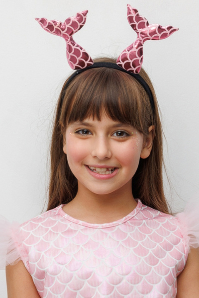 Le Mabelle Coroana pentru fetiță cu coadă de sirenă roz
