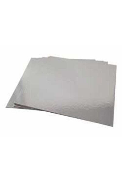 dinckitchen Pasta Altlığı Kare Gümüş 26x26 İnce 5 ad.