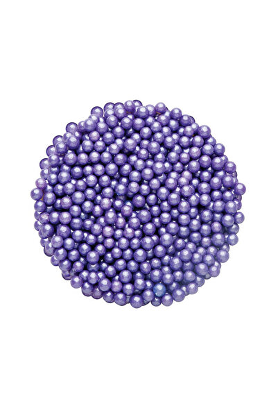 Dr. Gusto Draje Süsleme Şekeri Mor Boncuk 4 mm 90gr