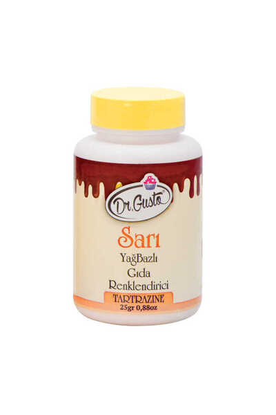 Dr. Gusto Gıda Boyası Yağ Bazlı Toz Sarı 25 gr